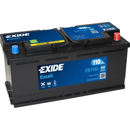 110AH EXIDE EXCELL EB1100 850A