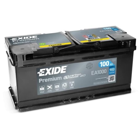 100AH EXIDE PREMIUM EA1000 900A