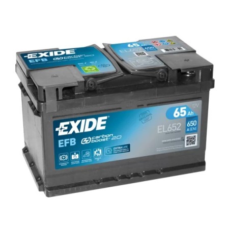 65AH EXIDE EL652 650A EFB