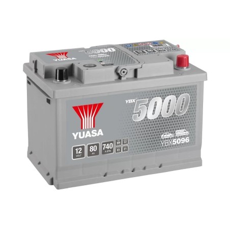 80AH YUASA SMF YBX5096 740A