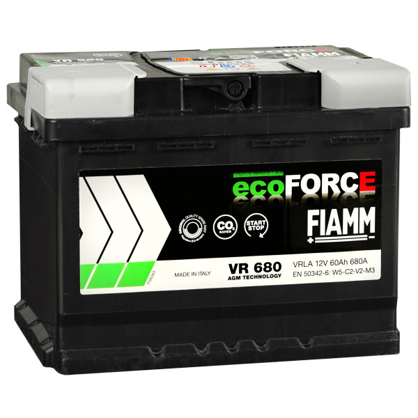 60AH FIAMM ECOFORCE 680A AGM VR680