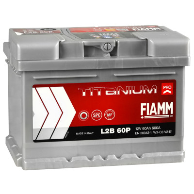 60AH FIAMM TITANIUM PRO 600A