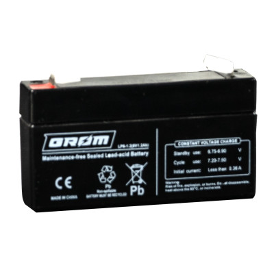 Gelová Baterie 6V1.2AH GROM LP6-1.2