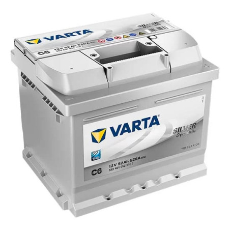 52AH VARTA SILVER DYNAMIC C6 520A